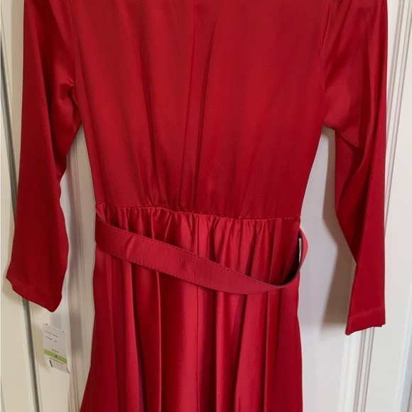 Red dress with beautiful belt - Picture 5 of 6